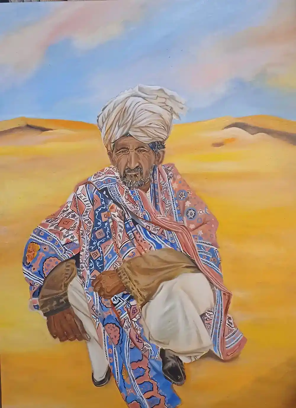 Sands of reflection, Oil Painting, Realistic, Home decor, Wall decor, Artwork, Handpainted, Art, Painting, VistaPallette